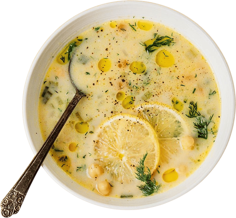 Vegetarian Avgolemono Soup Recipe