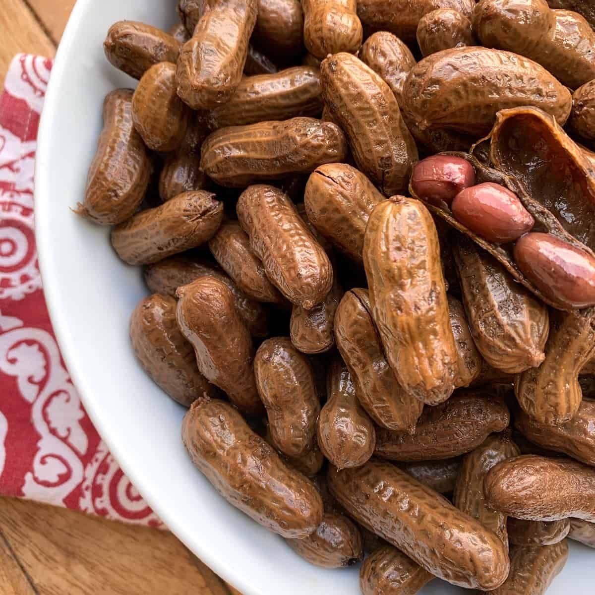 Boiled peanuts
