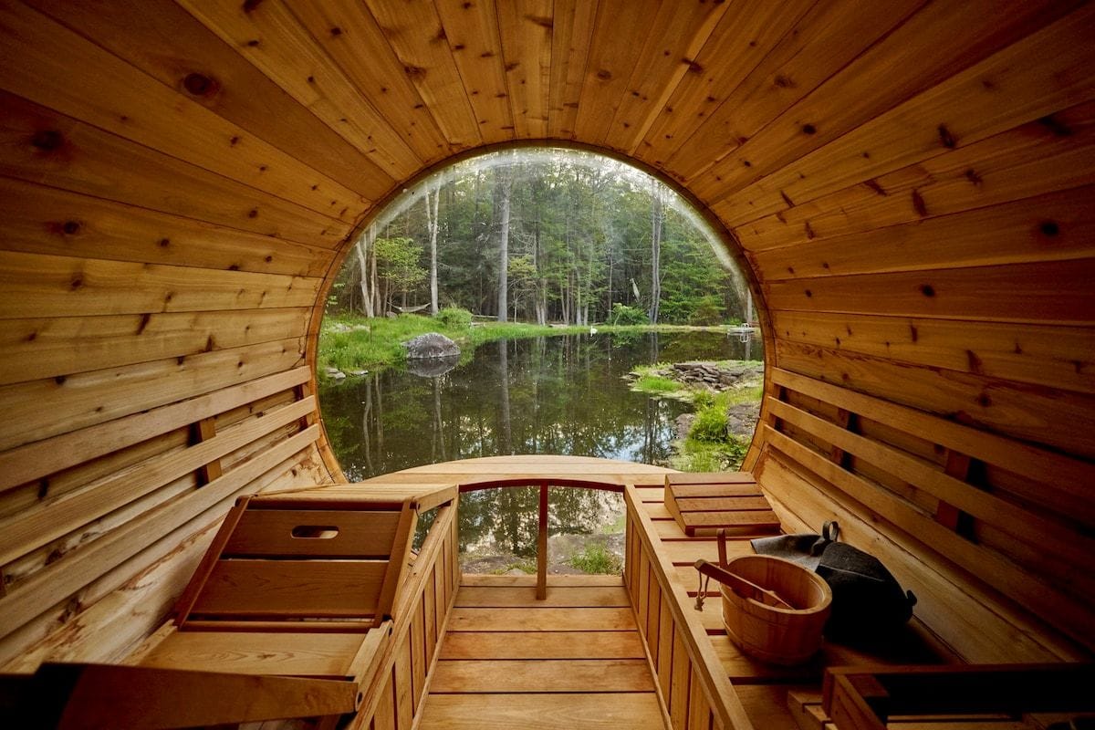 gorgeous cabin with sauna & yurt - airbnb