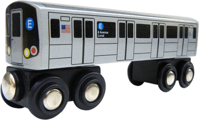Wooden Subway Car - E Train