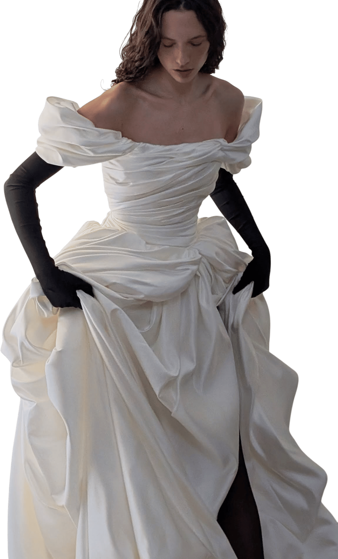 Monetre Venera Blanche Gown
