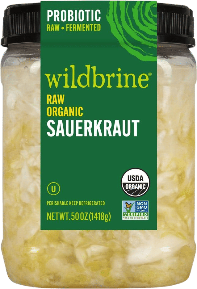 Wildbrine Raw Organic Sauerkraut, 50 oz