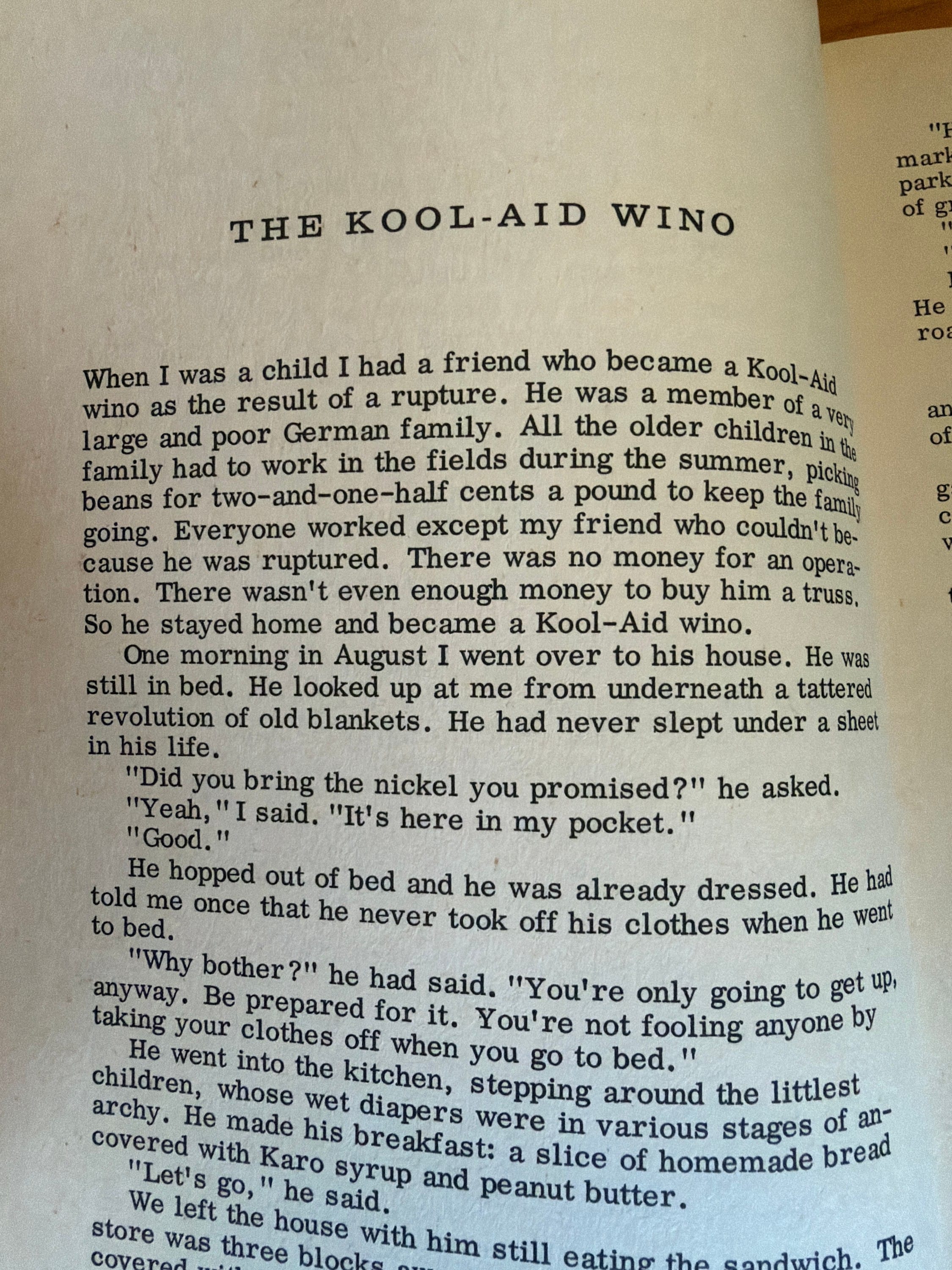 The kool-aid wino
