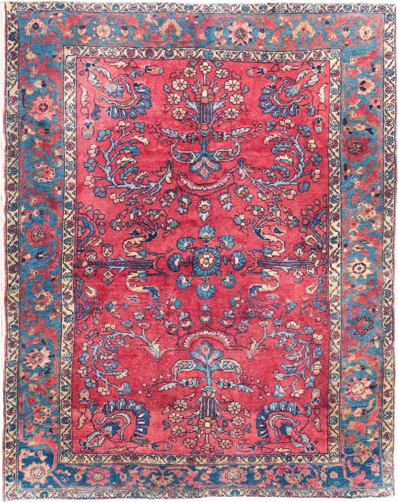 Early 20th Century Persian Lilihan Rug