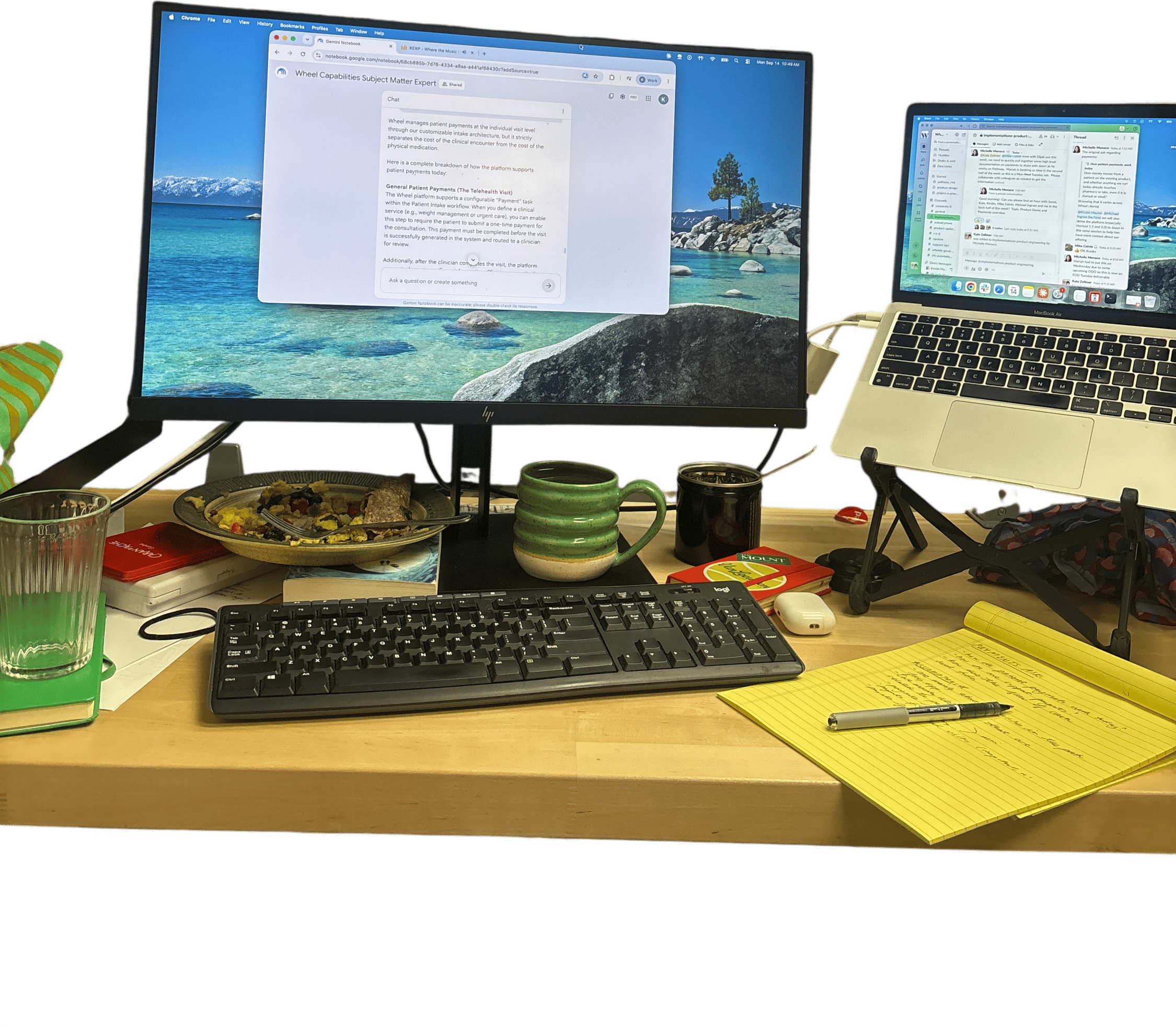 Renting a desk at a coworking space