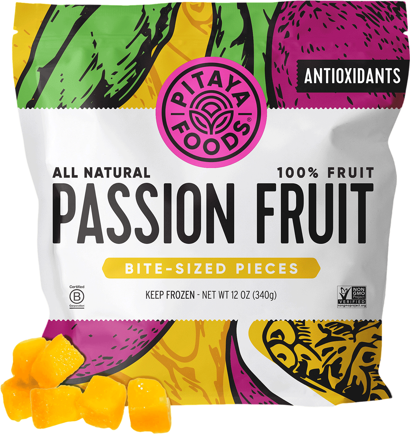 Organic Passion Fruit Pieces