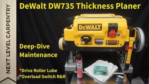 DeWalt DW735 Planer Deep Dive Maintenance Tool List