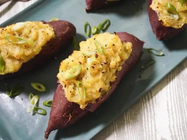 Twice-Baked Miso Sweet Potatoes Recipe