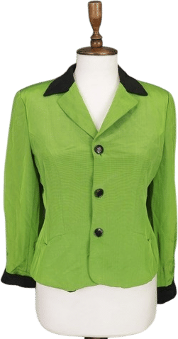 Vintage Moschino Cheap and Chic Green Blazer Jacket