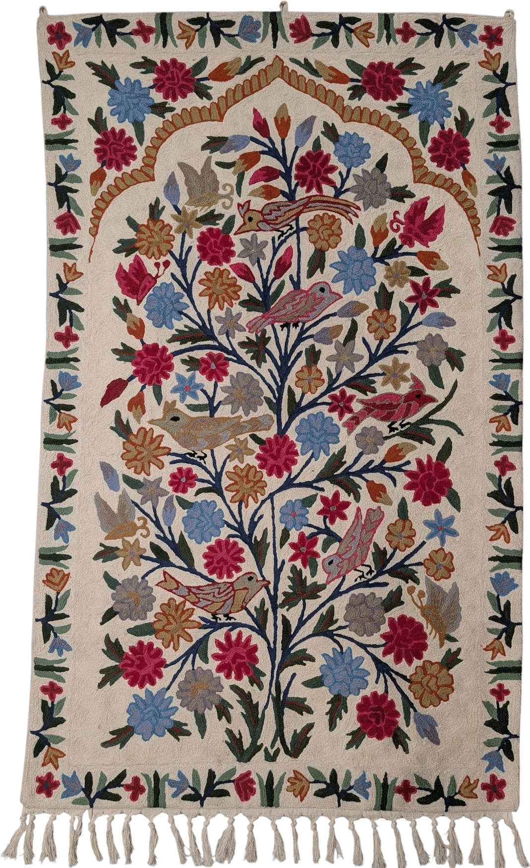 2.5x4 Wool Tree of Life Wall Hanging