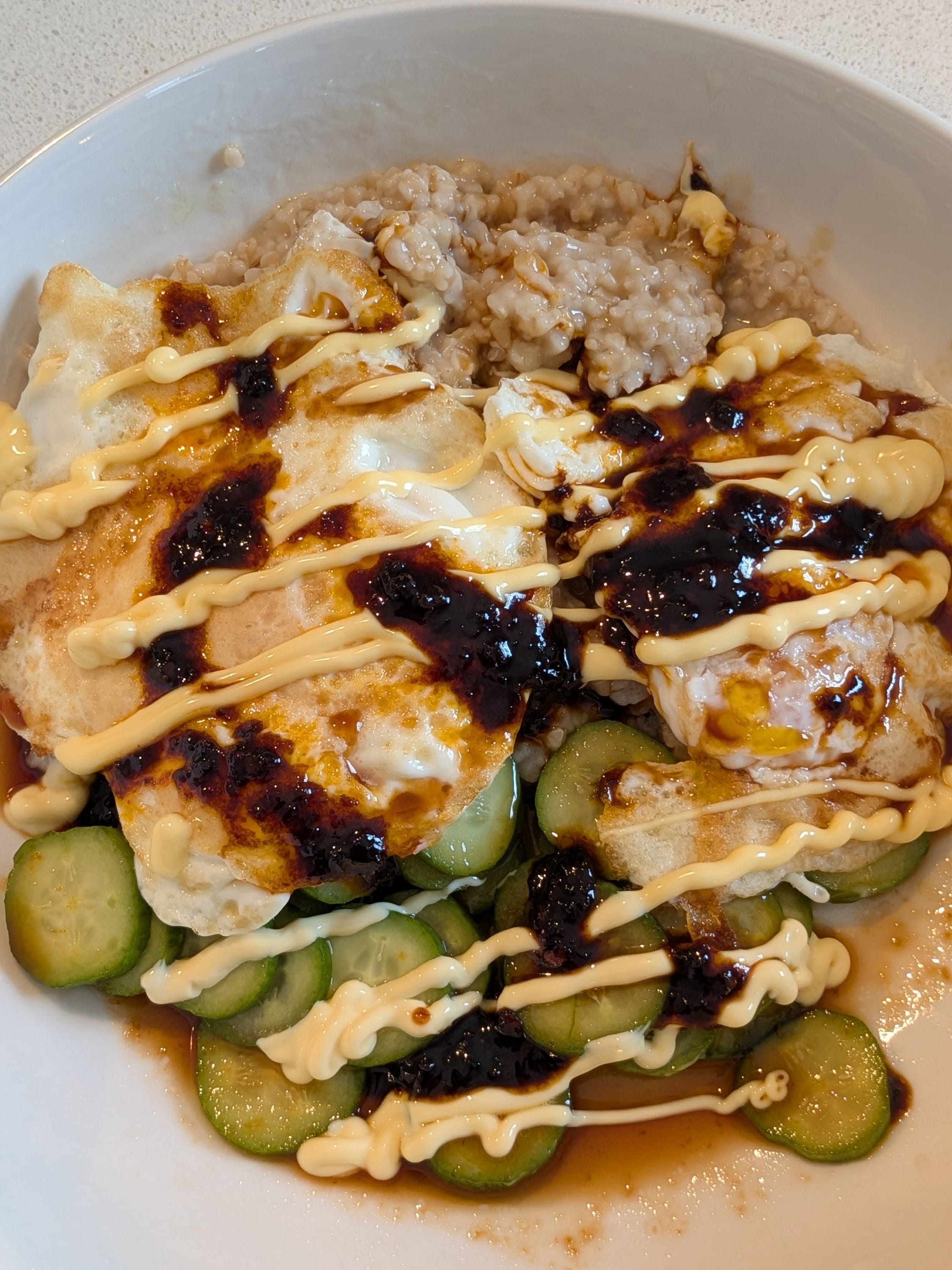 hear me out: savory oatmeal