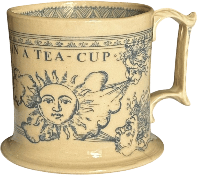 Simon Pettet "Storm in a tea-cup" mug for Dennis Severs' House