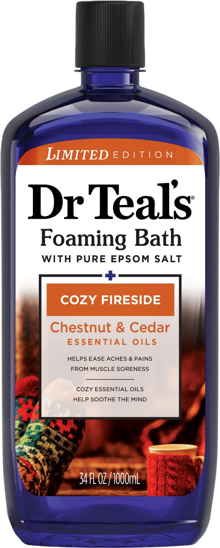 Dr Teal's Cozy Fireside Bubble Bath