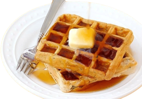 Zucchini waffles!