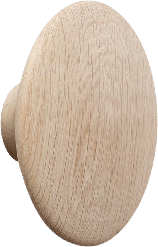 Muuto Dots Wood coat hook, oak