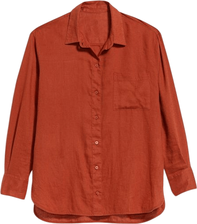 Linen Button-Down Shirt