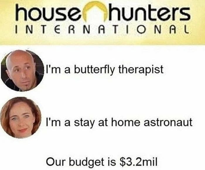 Watching house hunters international while you fold your laundry