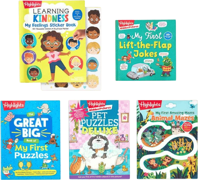 Best of Highlights Activity Book Set Ages 3-6
