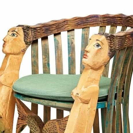 Gerard Rigot Sculptured Armchair (France 1929-2020)