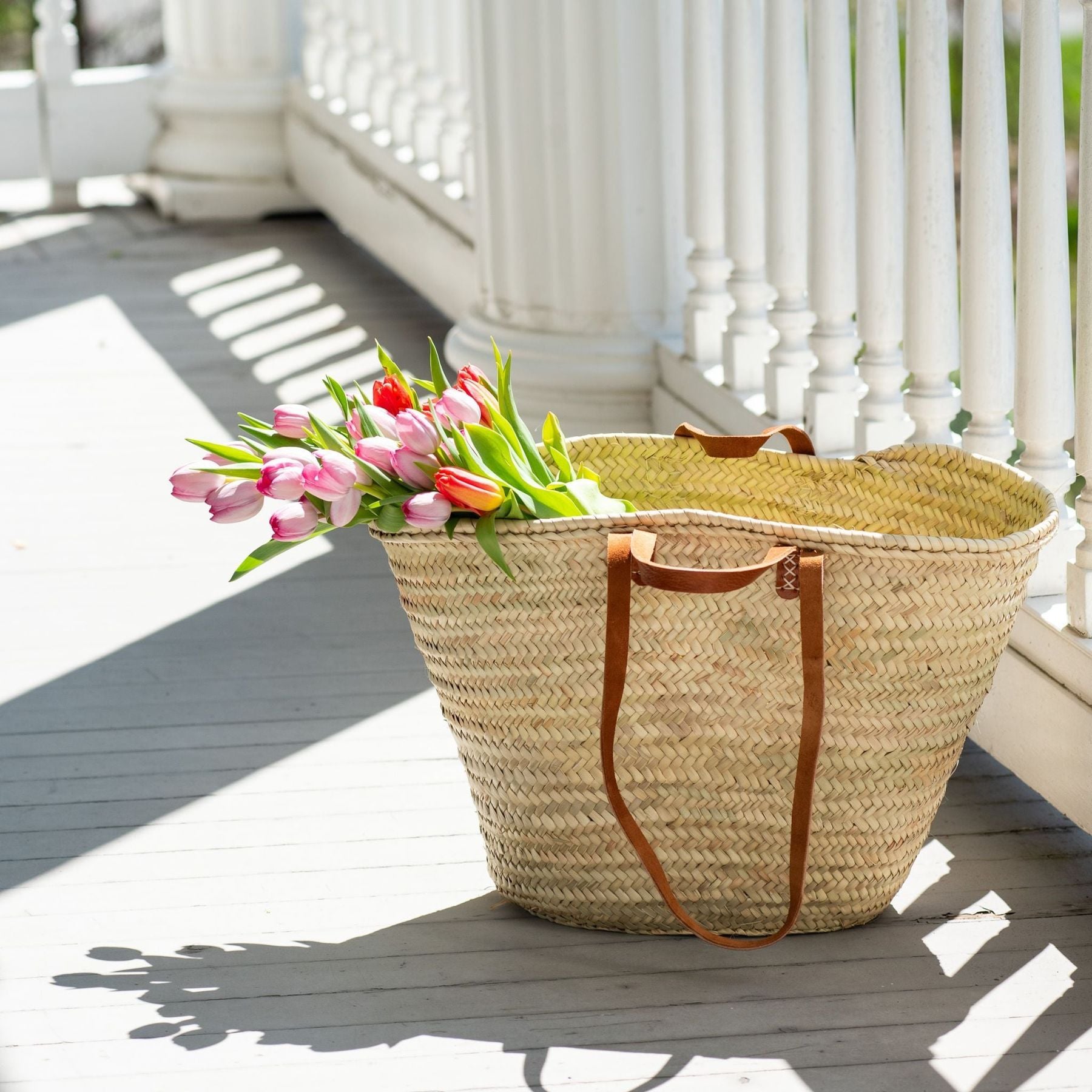 French Market Tote Basket