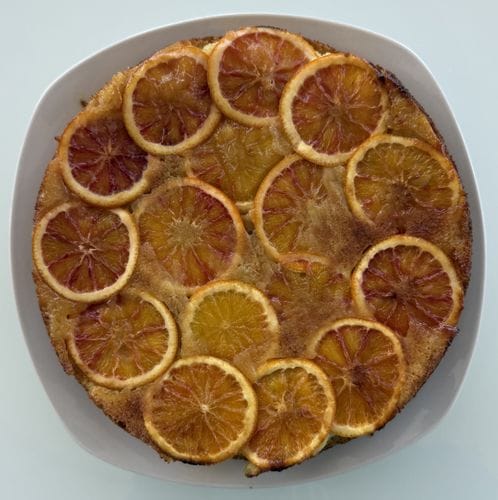 nyt’s olive oil cake with claire saffitz’s blood orange upside down method