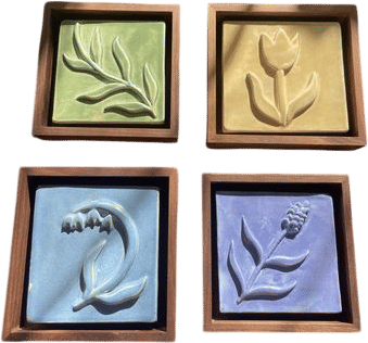 framing ceramic tiles