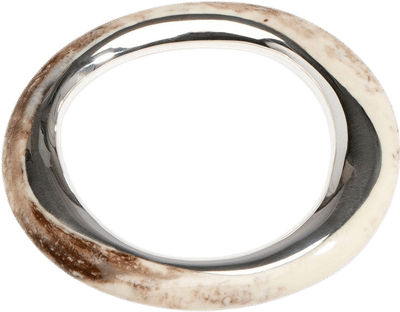 Rock Duo Wishbone Bangle