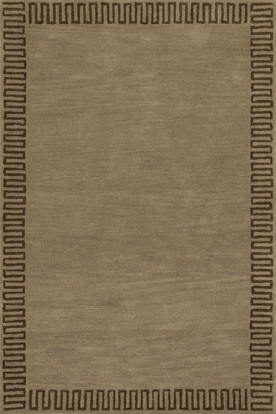 Squiggle Border Rug
