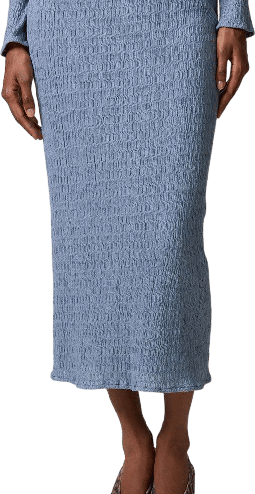 NAELLA skirt CRINKLE DENIM