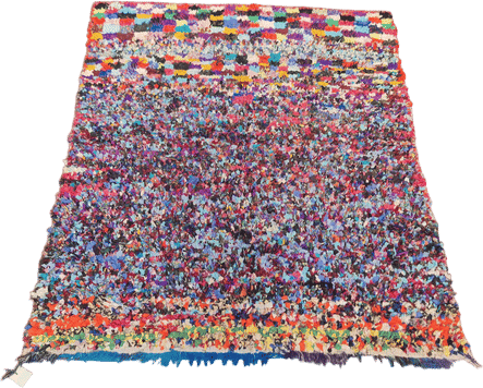 Unique Boucherouite Rug, Art Area Rug, Moroccan Boucherouite Rug, Colorful