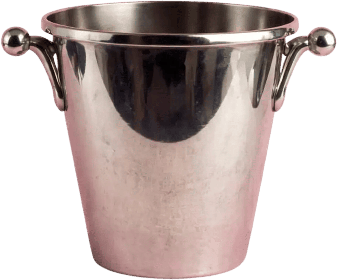 Vintage silver champagne cooler