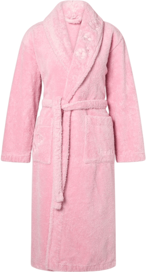 Pink Flower Bath Robe