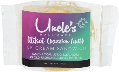 Uncle's Passion Fruit Ice Cream Sandwich