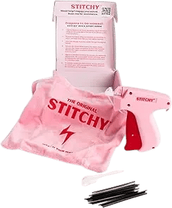 Stitchy No-Sew Hemming Tool- Easy, Portable, Professional-Grade Tagging Gun for Quick, Temporary Hems on Pants, Skirts, Dresses, and Sleeves