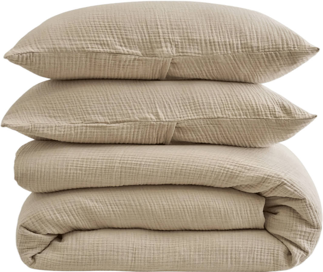 Quince Organic Cotton Gauze Duvet Cover Set