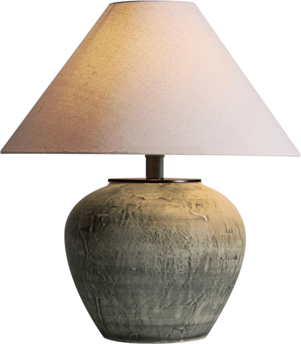 earthenware table lamp