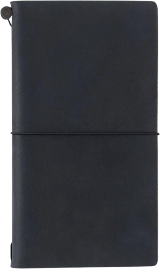 Traveler’s Company Traveler’s Notebook Starter Kit - Regular Size - Black Leather