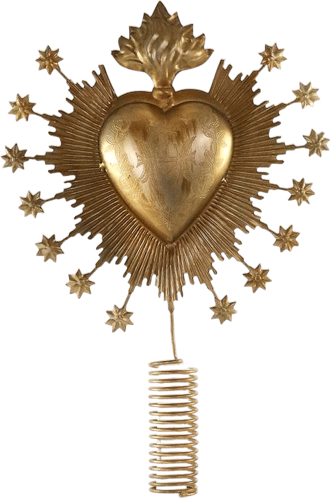 Milagro Tree Topper Antique Gold