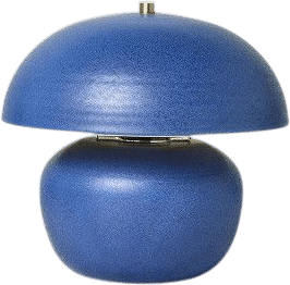 Mushroom Table Lamp Blue