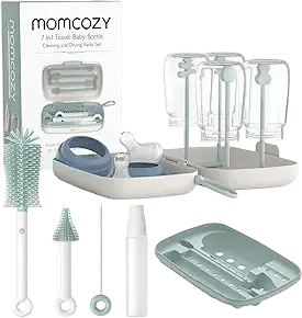 Momcozy Bottle Brush Set - 7 in 1 Bottle Cleaning Tool