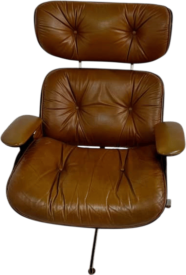 Plycraft Mid Century Leather Eames Chair