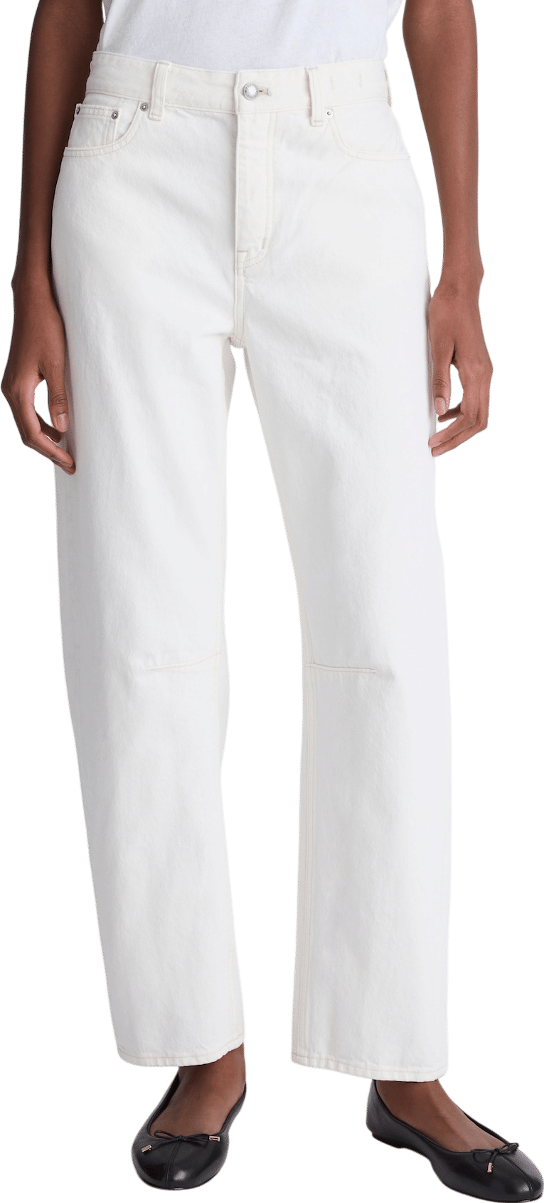 Madewell The Darted Barrel-Leg Jean