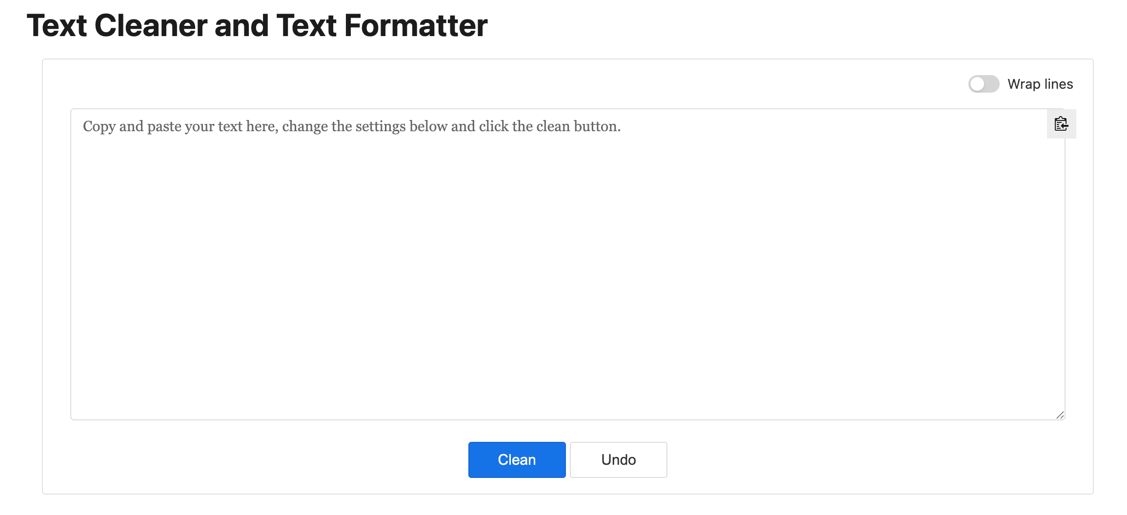 textcleaner.net