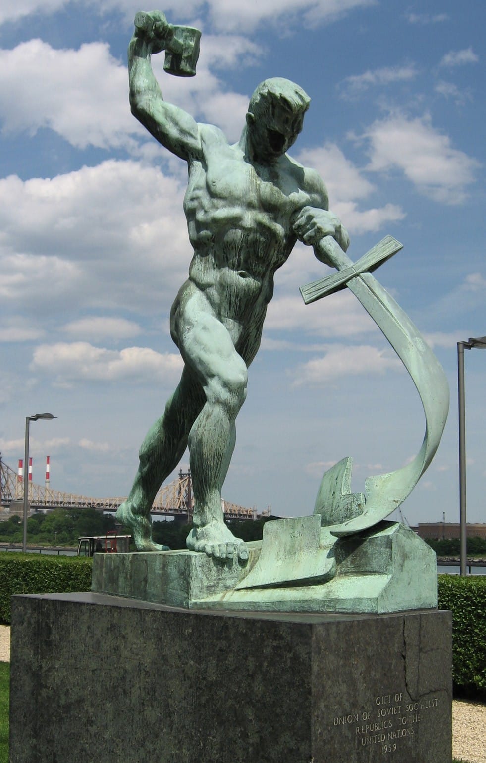 Let Us Beat Swords Into Ploughshares (Evgeniy Vuchetich, 1959)
