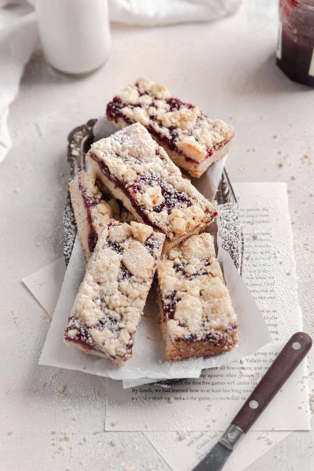 Raspberry Crumble Bars