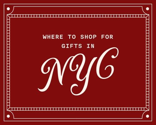 Where to Shop for Gifts in NYC
