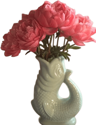 Glurgle glug jug as a vase