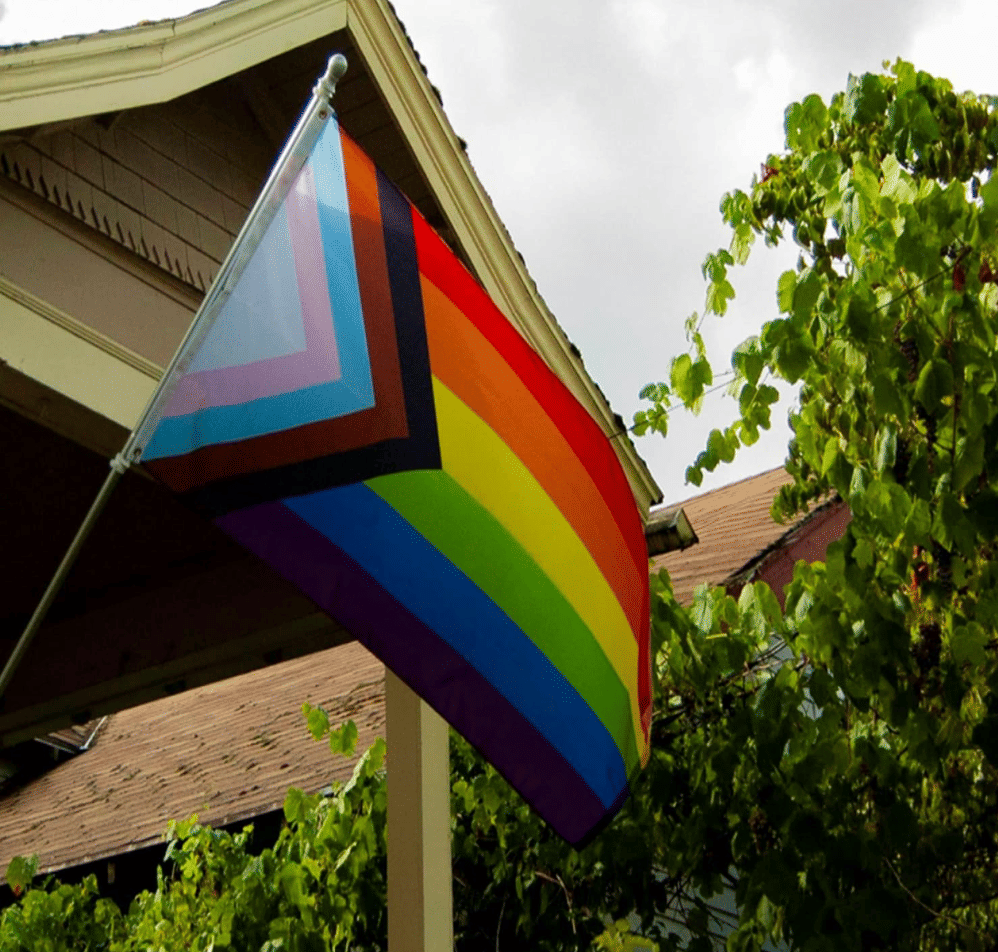 Showing pride! (& pissing off hate-filled neighbors)