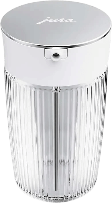 Jura 17-Oz. Glass Milk Carafe with Stainless Steel Lid