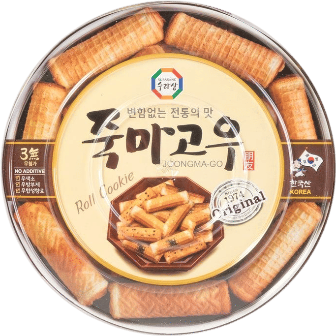 Black Sesame Egg Roll Cookie Cracker